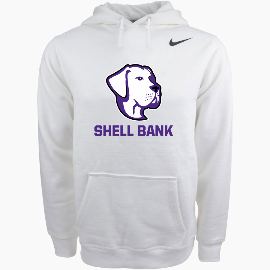 Shell Bank Brigade Nike Men's Club Pullover Fleece Hoodie