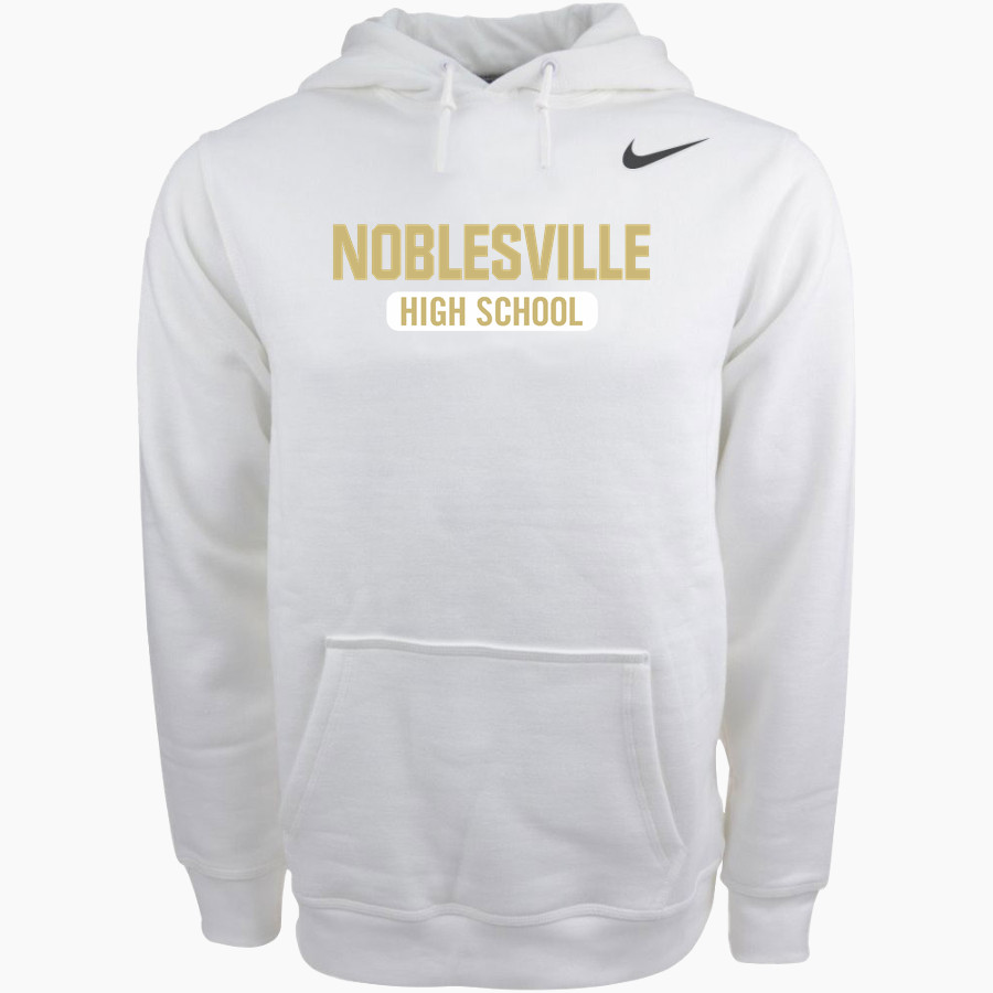 NOBLESVILLE MILLERS stronger together Nike Men's Club Pullover Fleece Hoodie