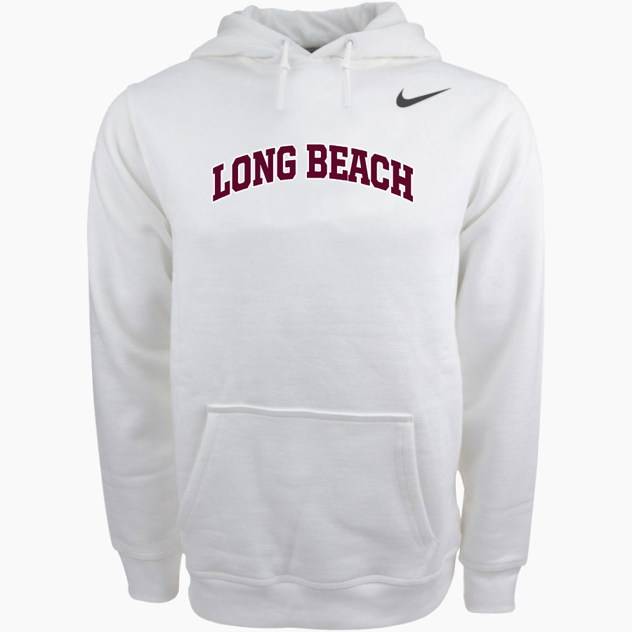 LONG BEACH HIGH SCHOOL BEARCATS <span class="pdp-name-mascot">LONG BEACH BEARCATS</span> Nike Men's Club Pullover Fleece Hoodie
