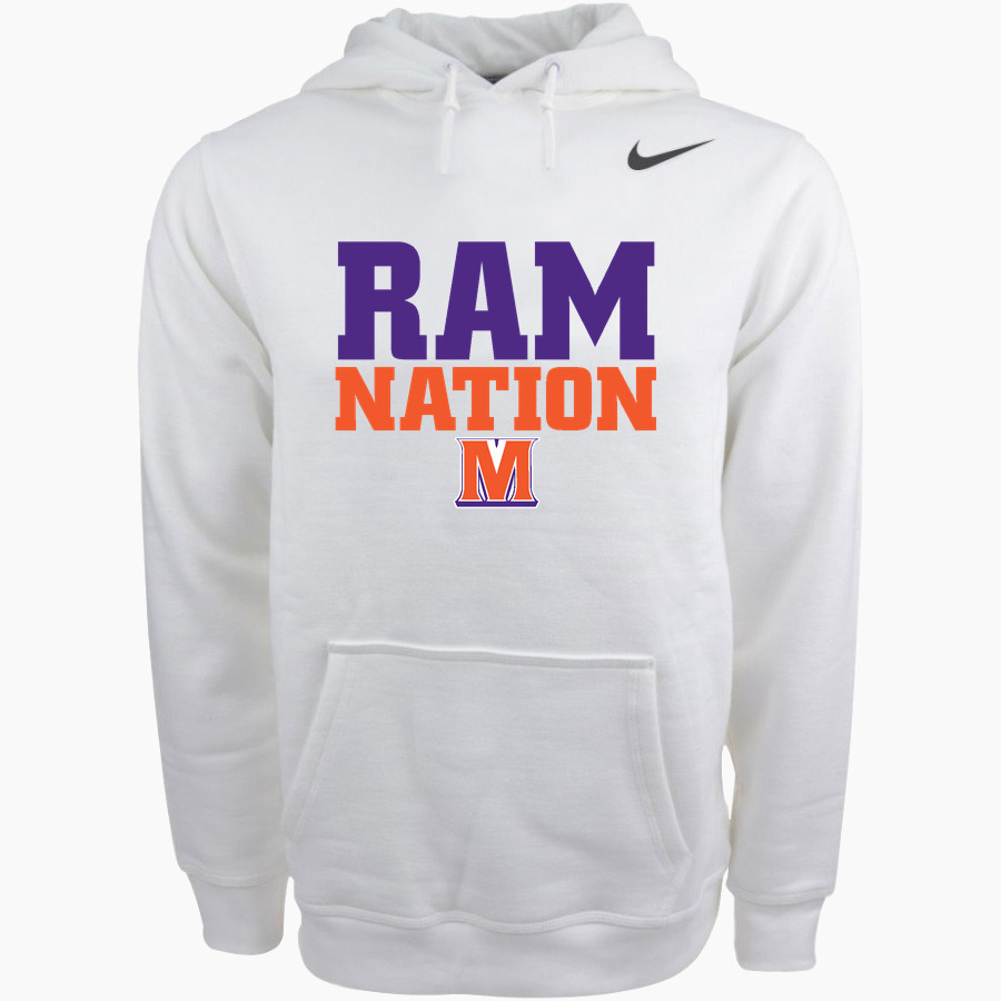 McDonough Rams Nike Men's Club Pullover Fleece Hoodie