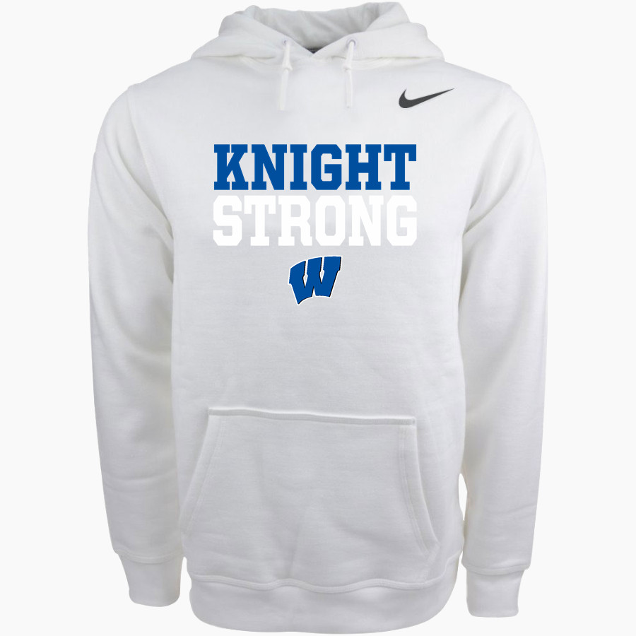 WINDSOR ACADEMY KNIGHTS <span class="pdp-name-mascot">WINDSOR ACADEMY KNIGHTS</span> Nike Men's Club Pullover Fleece Hoodie