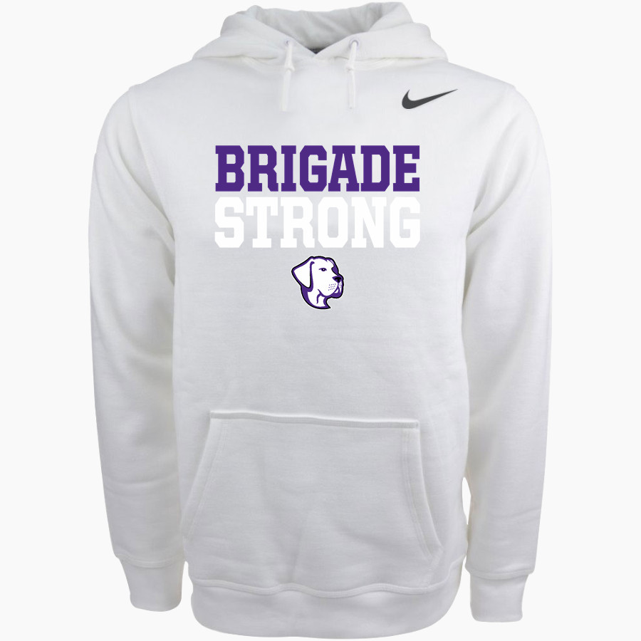 Shell Bank Brigade Nike Men's Club Pullover Fleece Hoodie