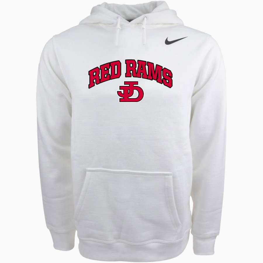Jamesville DeWitt Red Rams Nike Men's Club Pullover Fleece Hoodie