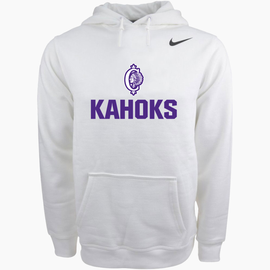 Collinsville Kahoks Nike Men's Club Pullover Fleece Hoodie