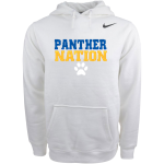 Peace Panthers <span class="pdp-name-mascot">Peace Lutheran School Panthers</span> Nike Men's Club Pullover Fleece Hoodie Front Thumbnail