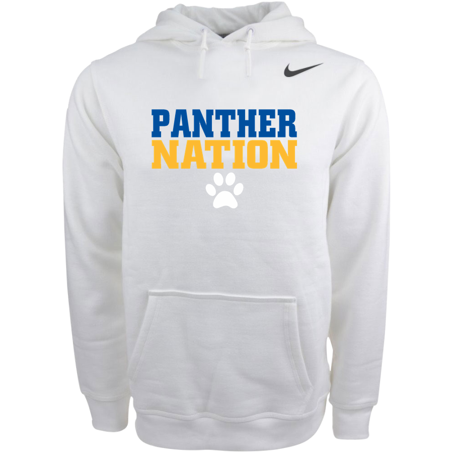 Peace Panthers <span class="pdp-name-mascot">Peace Lutheran School Panthers</span> Nike Men's Club Pullover Fleece Hoodie