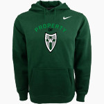 West Lutheran Warriors Nike Men's Club Pullover Fleece Hoodie Front Thumbnail