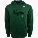 Kipp Austin Brave Eagles <span class="pdp-name-mascot">Kipp Austin Brave Eagles</span> Nike Men's Club Pullover Fleece Hoodie Front Thumbnail