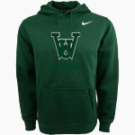 WAYLAND UNION HIGH SCHOOL WILDCATS <span class="pdp-name-mascot">WAYLAND WILDCATS</span> Nike Men's Club Pullover Fleece Hoodie Front Thumbnail