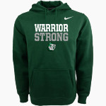 West Lutheran Warriors Nike Men's Club Pullover Fleece Hoodie Front Thumbnail