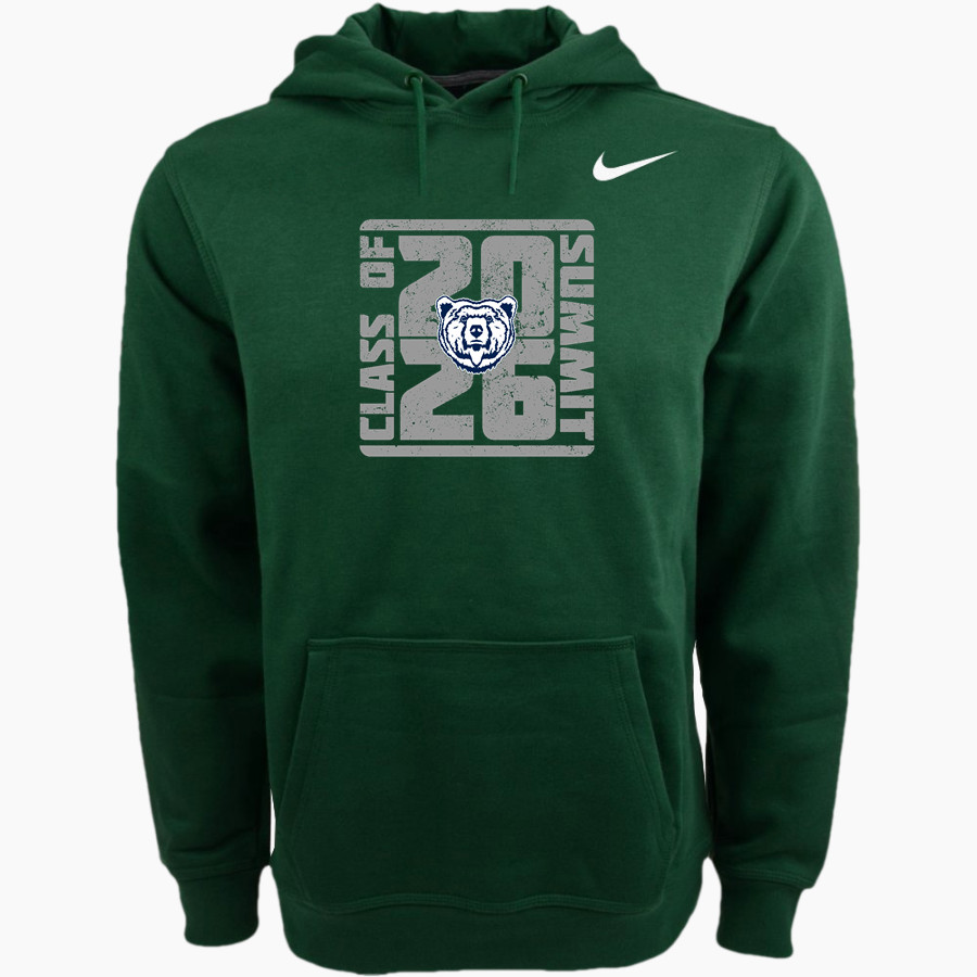 Summit Bears <span class="pdp-name-mascot">Summit Charter School Bears</span> Nike Men's Club Pullover Fleece Hoodie