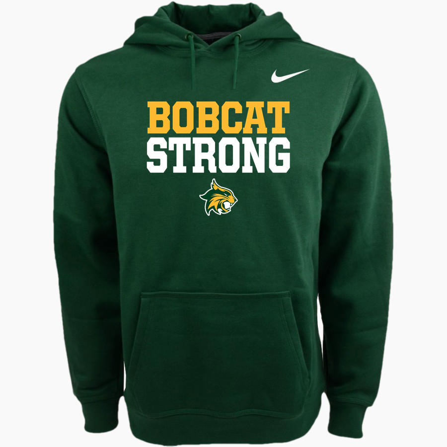BENBROOK MIDDLE HIGH SCHOOL BOBCATS <span class="pdp-name-mascot">BENBROOK MIDDLE BOBCATS</span> Nike Men's Club Pullover Fleece Hoodie