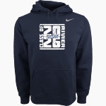 Rivier University Official Store of the Raiders Nike Men's Club Pullover Fleece Hoodie Front Thumbnail