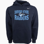 Sherwood Githens Raiders <span class="pdp-name-mascot">Sherwood Githens Raiders</span> Nike Men's Club Pullover Fleece Hoodie Front Thumbnail