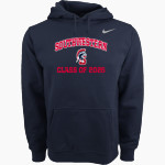 Southwestern Spartans <span class="pdp-name-mascot">Southwestern Spartans</span> Nike Men's Club Pullover Fleece Hoodie Front Thumbnail