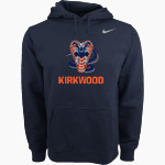 Kirkwood Cobras Nike Men's Club Pullover Fleece Hoodie Front Thumbnail