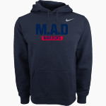 M.A.D Mavericks OFFICIAL ONLINE STORE Nike Men's Club Pullover Fleece Hoodie Front Thumbnail