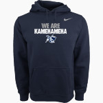 KAMEHAMEHA SCHOOL WARRIORS Nike Men's Club Pullover Fleece Hoodie Front Thumbnail