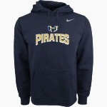 HIDALGO EARLY COLLEGE HIGH SCHOOL PIRATES Nike Men's Club Pullover Fleece Hoodie Front Thumbnail