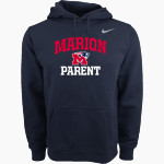 Marion Patriots Nike Men's Club Pullover Fleece Hoodie Front Thumbnail
