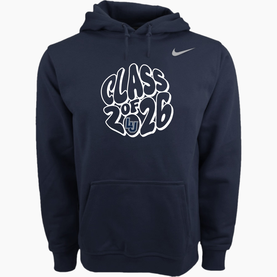 Lawrence University Vikings Online Store Nike Men's Club Pullover Fleece Hoodie