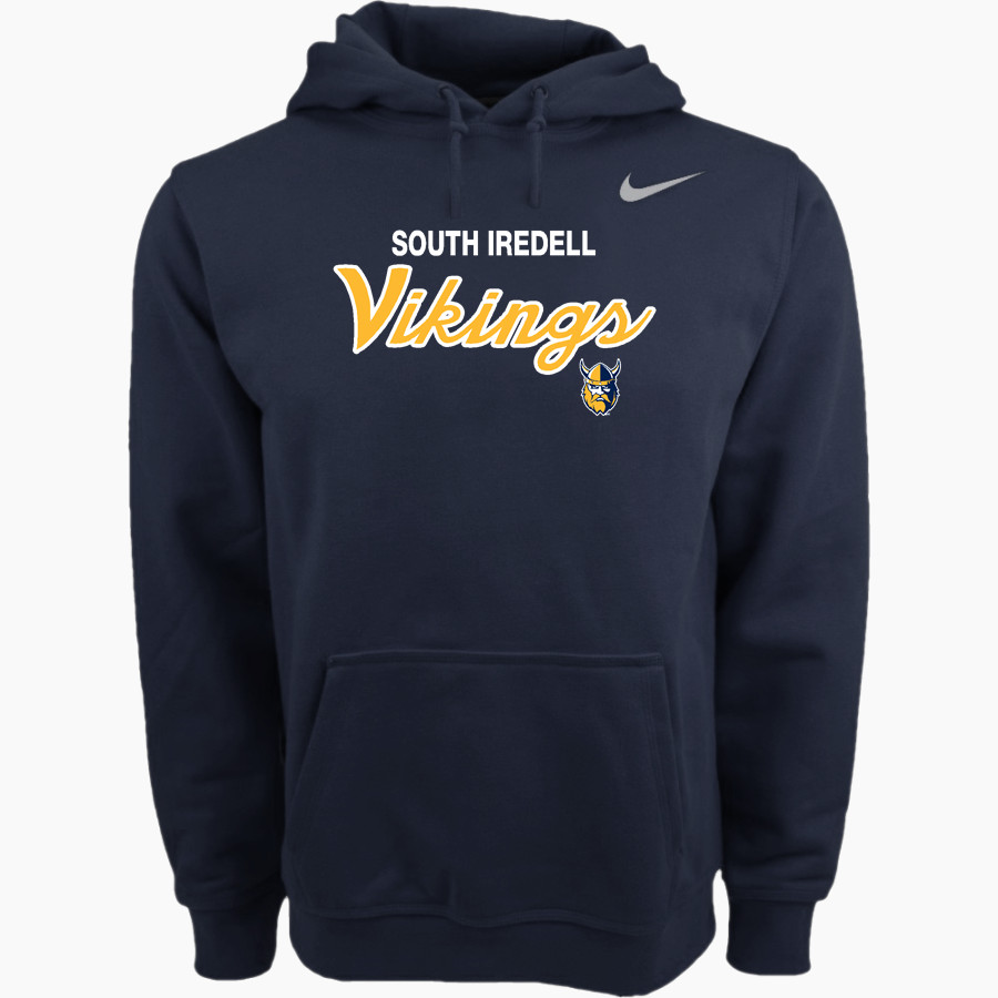 South Iredell Vikings Nike Men's Club Pullover Fleece Hoodie