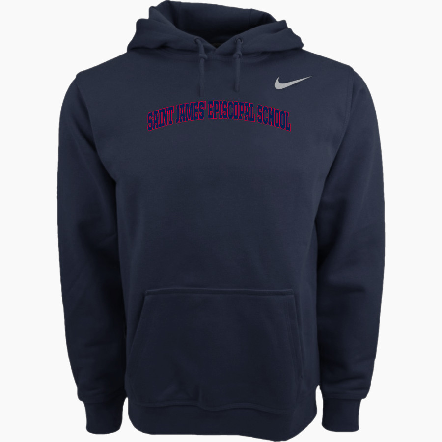 Saint James' Saint James' <span class="pdp-name-mascot">Saint James Episcopal School</span> Nike Men's Club Pullover Fleece Hoodie