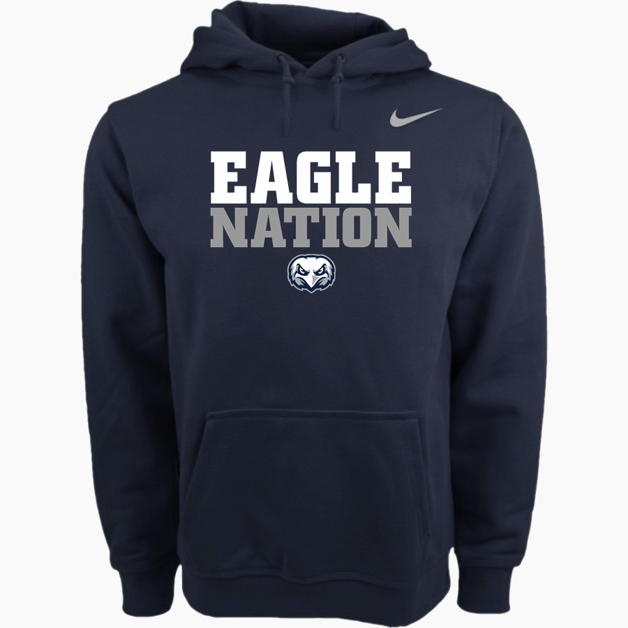 Legacy Eagles Nike Men's Club Pullover Fleece Hoodie