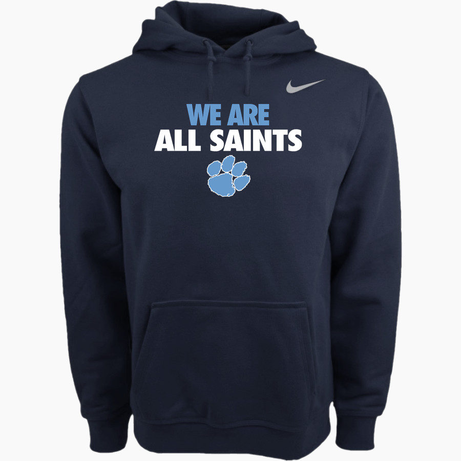ALL SAINTS CATHOLIC HIGH SCHOOL COUGARS <span class="pdp-name-mascot">ALL SAINTS COUGARS</span> Nike Men's Club Pullover Fleece Hoodie