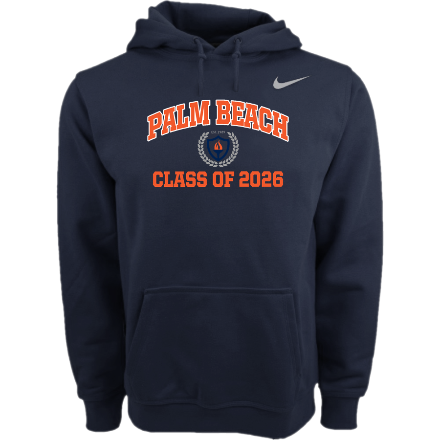 Palm Beach PBIA <span class="pdp-name-mascot">Palm Beach International Academy</span> Nike Men's Club Pullover Fleece Hoodie
