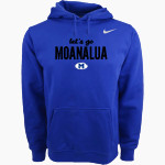Moanalua Na Menehune Nike Men's Club Pullover Fleece Hoodie Front Thumbnail