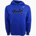 Wheatland High School Pirates Nike Men's Club Pullover Fleece Hoodie Front Thumbnail