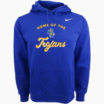 Terra Linda Trojans Nike Men's Club Pullover Fleece Hoodie Front Thumbnail