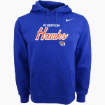 Riverton Hawks Nike Men's Club Pullover Fleece Hoodie Front Thumbnail