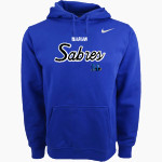 Marian SABRES <span class="pdp-name-mascot">Marian University SABRES</span> Nike Men's Club Pullover Fleece Hoodie Front Thumbnail