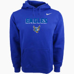 Eisenhower Elementary School Eagles <span class="pdp-name-mascot">Eisenhower Elementary School Eagles</span> Nike Men's Club Pullover Fleece Hoodie Front Thumbnail