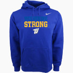 WADENA DEER CREEK HIGH SCHOOL WOLVERINES Nike Men's Club Pullover Fleece Hoodie Front Thumbnail