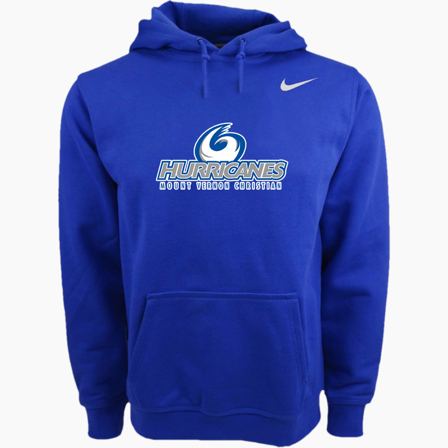 MOUNT VERNON CHRISTIAN HURRICANES Nike Men's Club Pullover Fleece Hoodie
