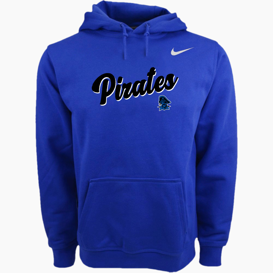 Wheatland High School Pirates Nike Men's Club Pullover Fleece Hoodie