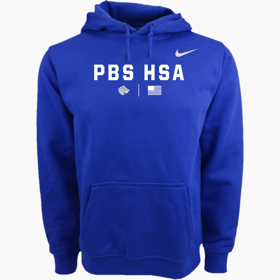 PBS HSA Wolves <span class="pdp-name-mascot">PBSHSA Wolves</span> Nike Men's Club Pullover Fleece Hoodie
