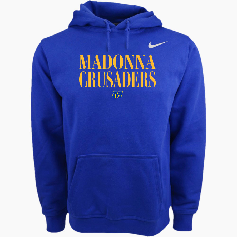 Madonna Crusaders Nike Men's Club Pullover Fleece Hoodie