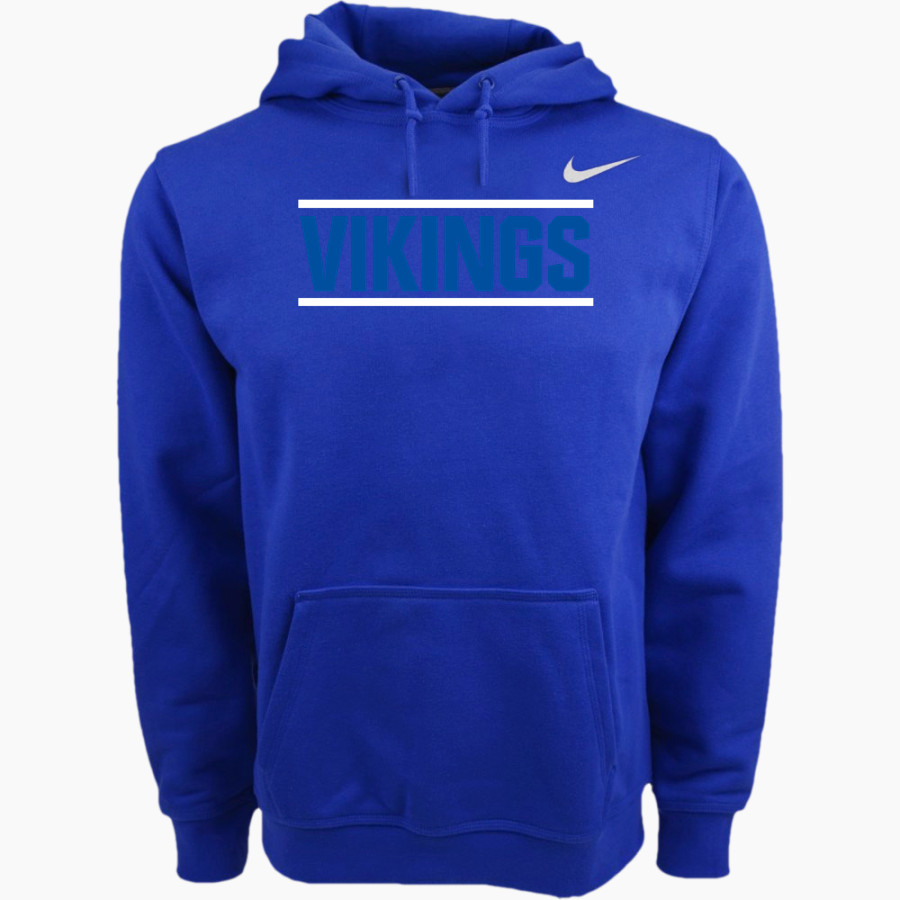 Winnebago Lutheran Vikings Online Store Nike Men's Club Pullover Fleece Hoodie