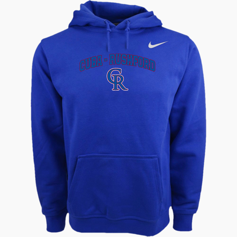 CUBA-RUSHFORD HIGH SCHOOL REBELS <span class="pdp-name-mascot">CUBA - RUSHFORD REBELS</span> Nike Men's Club Pullover Fleece Hoodie