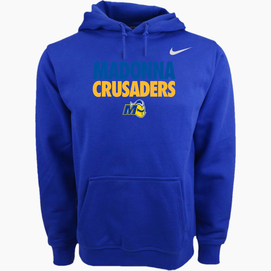 Madonna Crusaders Nike Men's Club Pullover Fleece Hoodie