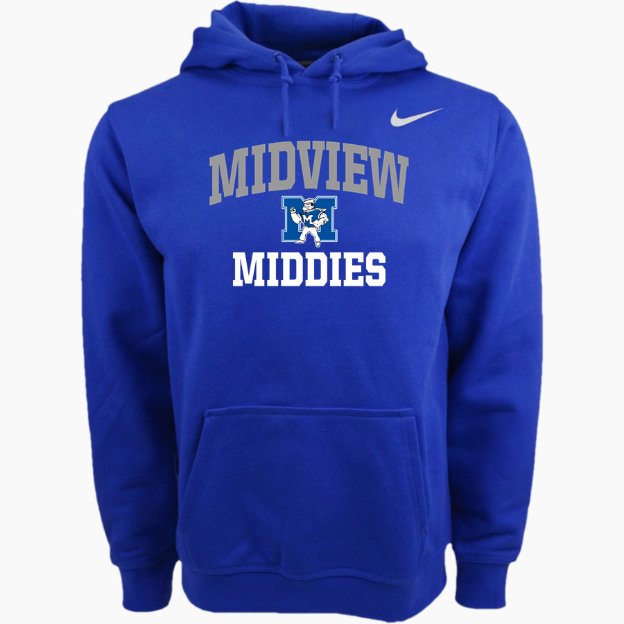 MIDVIEW MIDDIES #wearemidview Nike Men's Club Pullover Fleece Hoodie