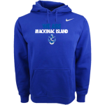 Mackinac Island Lakers <span class="pdp-name-mascot">Mackinac Island Lakers</span> Nike Men's Club Pullover Fleece Hoodie Front Thumbnail