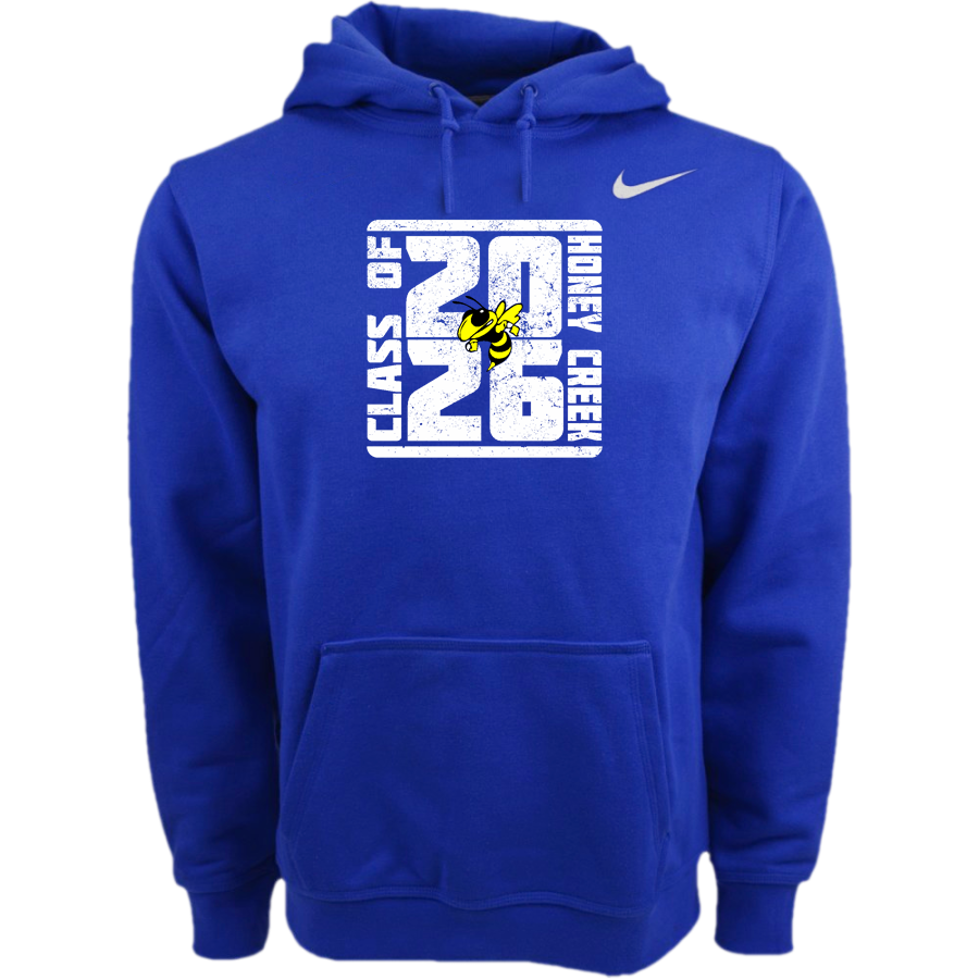Honey Creek Bees <span class="pdp-name-mascot">Honey Creek Bees</span> Nike Men's Club Pullover Fleece Hoodie
