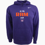 McDonough Rams Nike Men's Club Pullover Fleece Hoodie Front Thumbnail