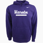 Warrenton Warriors Nike Men's Club Pullover Fleece Hoodie Front Thumbnail