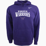 Warrenton Warriors <span class="pdp-name-mascot">Warrenton Warriors</span> Nike Men's Club Pullover Fleece Hoodie Front Thumbnail